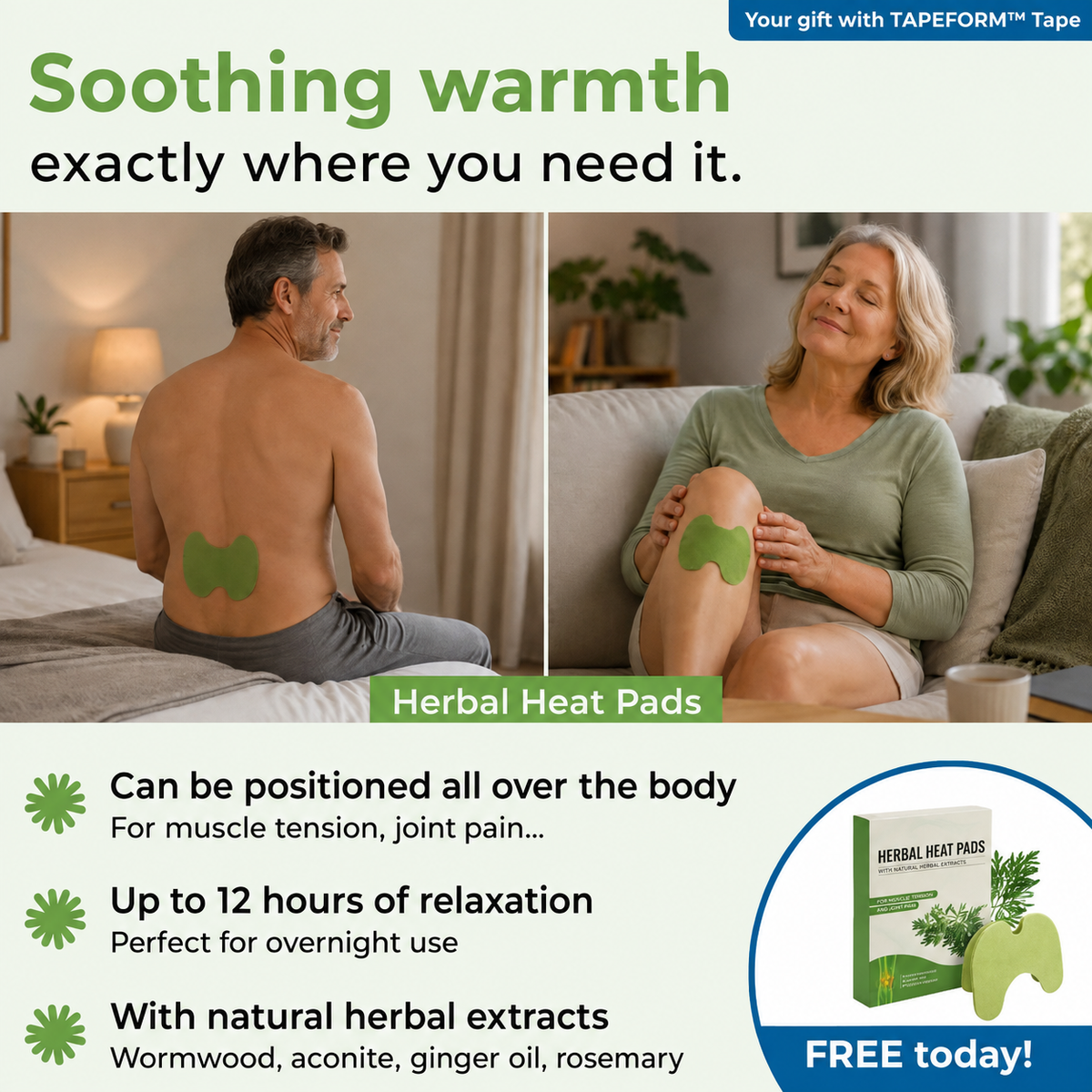 Herbal Heat Pads - TAPEFORM